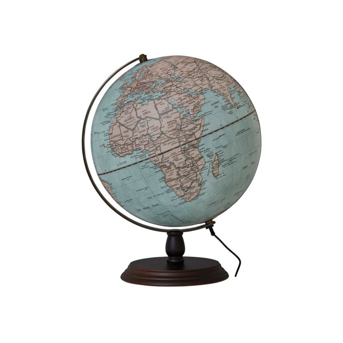 EMFORM Antique Circle illuminated desk globe D 300 mm
