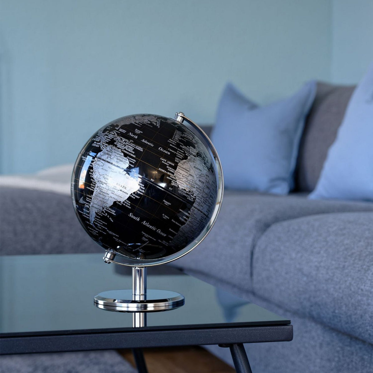 EMFORM Lunar Desk Globe, D 20 cm, in Various Colors, detail view
