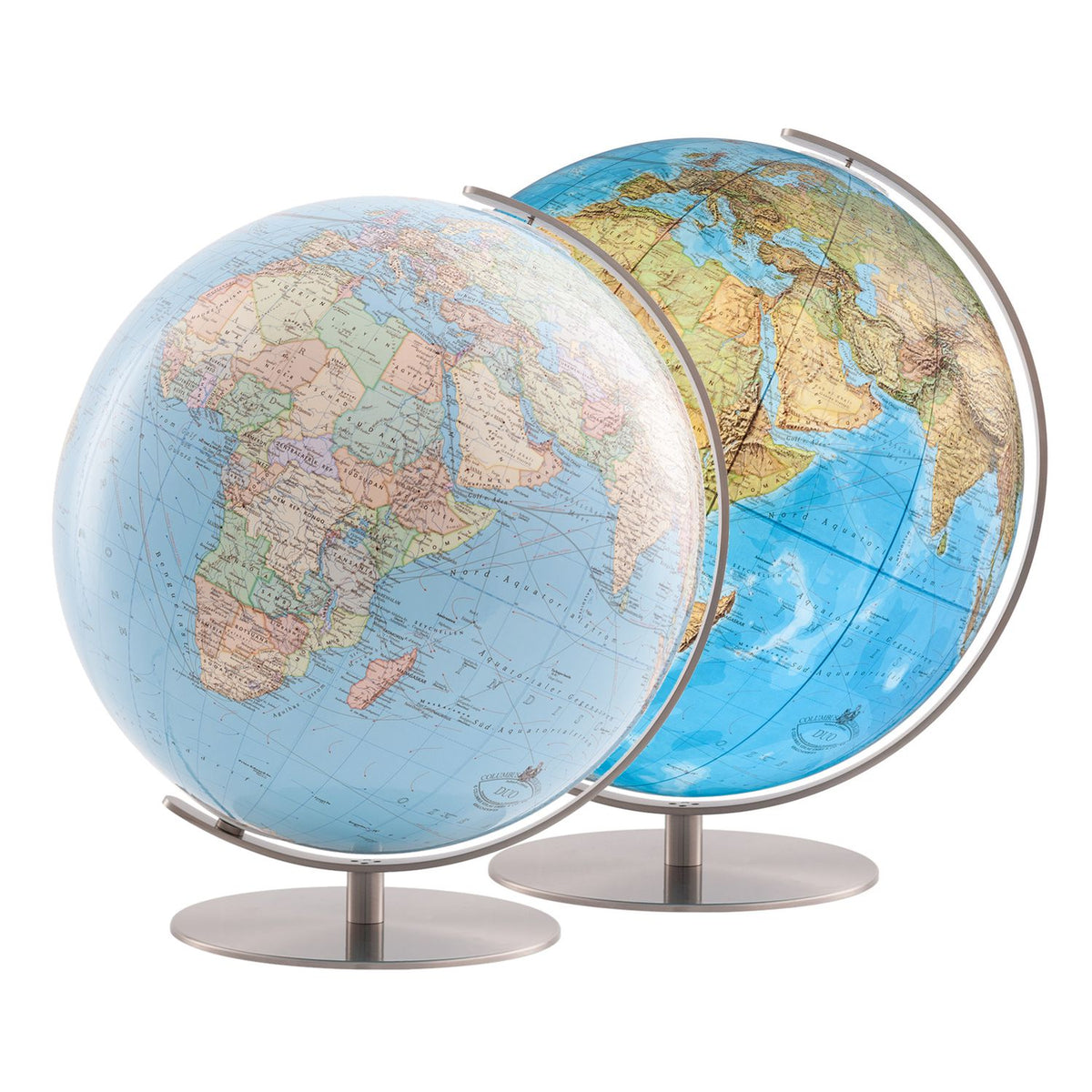 Columbus DUO Illuminated Globe, OID-compatible, D 340 mm, Various Variants