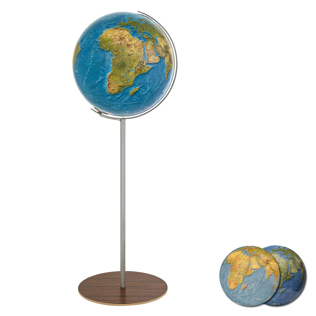 Columbus Duorama floor globe, D 400 mm, illuminated