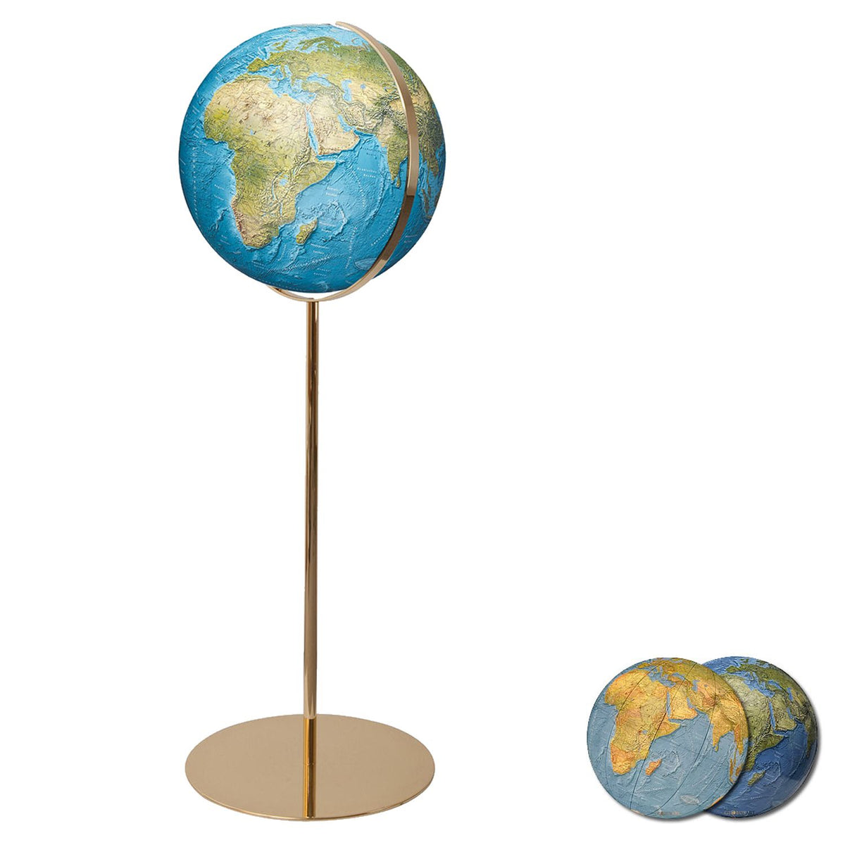 Columbus Duorama floor globe, D 400 mm, detail view
