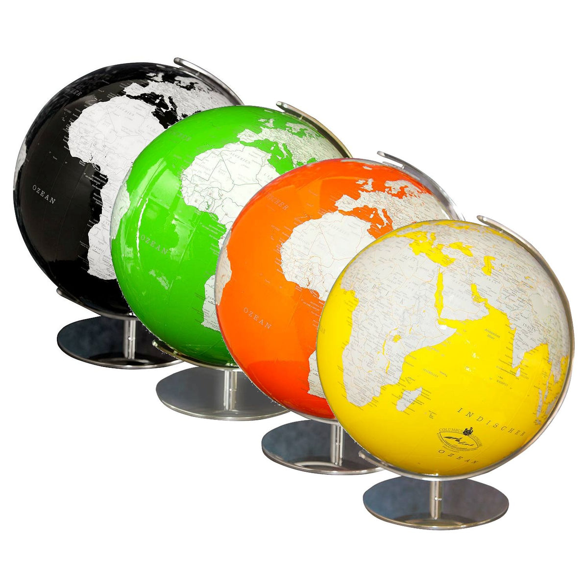 Columbus Artline Illuminated Globe, D 340 mm, Floor Globe, Acrylic