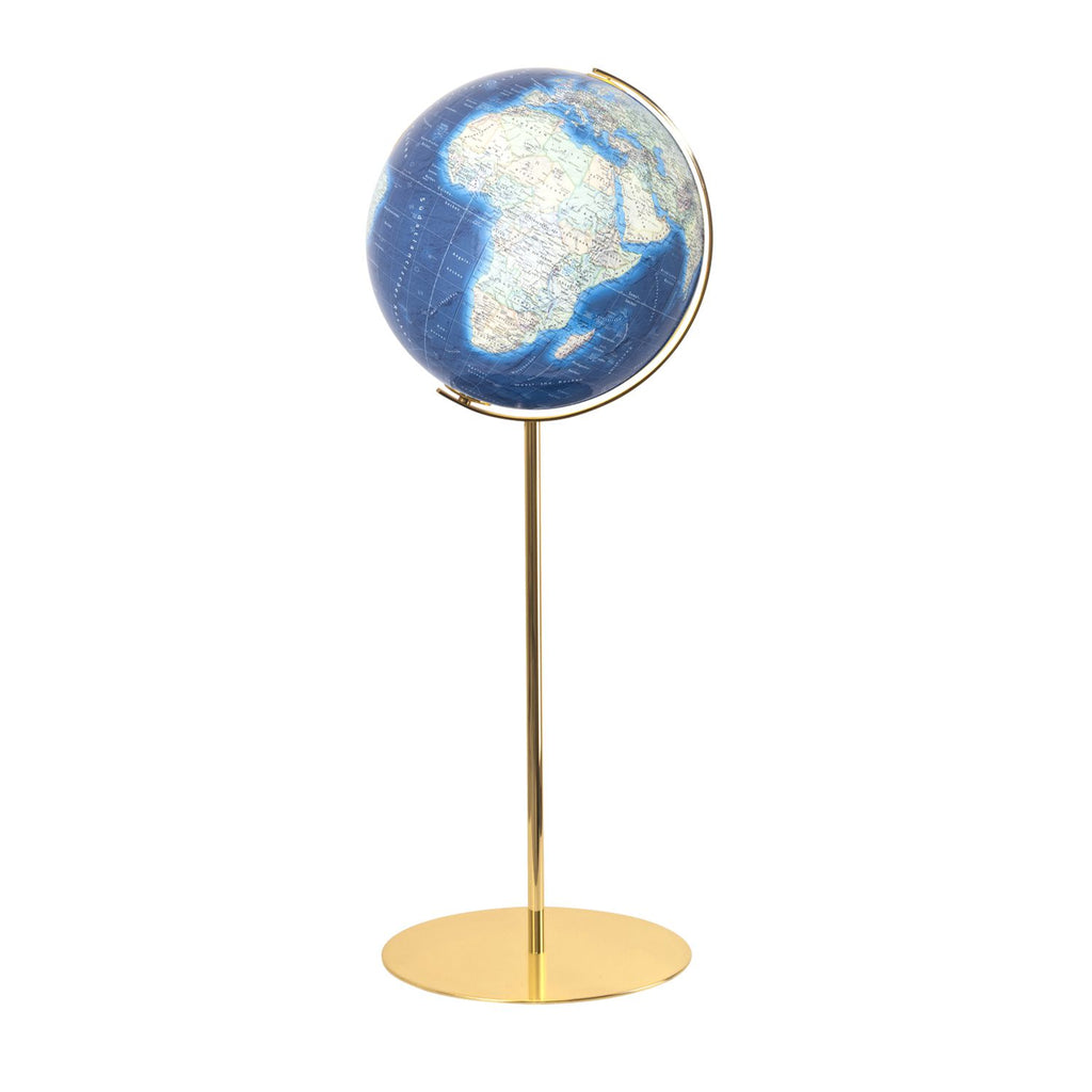Columbus Duo Azzurro floor globe, D 400 mm, detail view