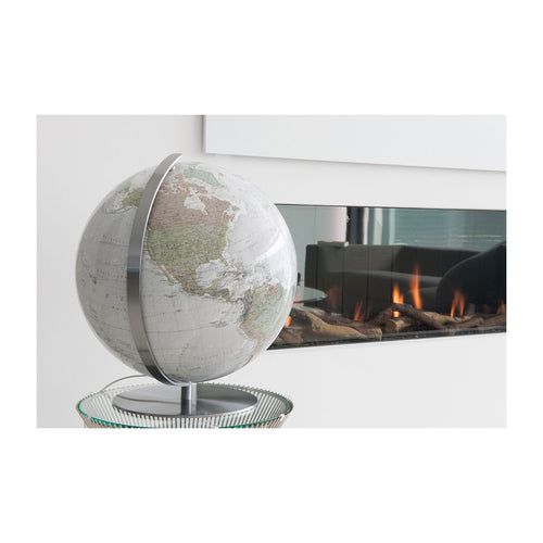 Columbus Duo Alba illuminated globe, D 400 mm, illuminated