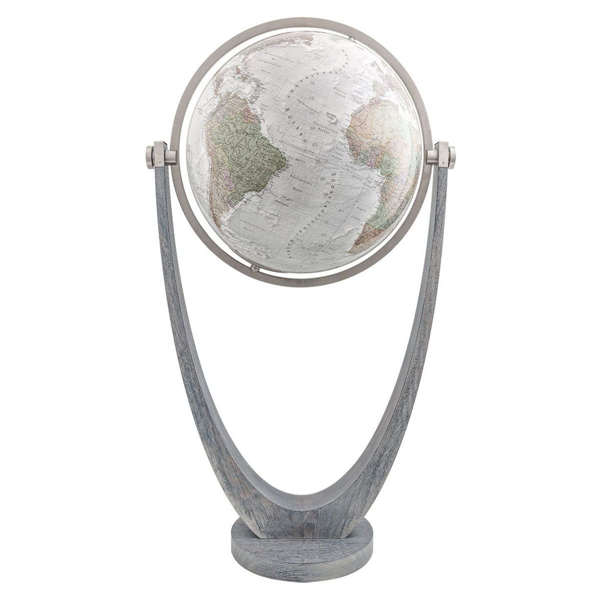 Columbus Harmonie Standing Globe, 51 cm Diameter, Crystal Glass, Fork Base, Various Variants, detail view