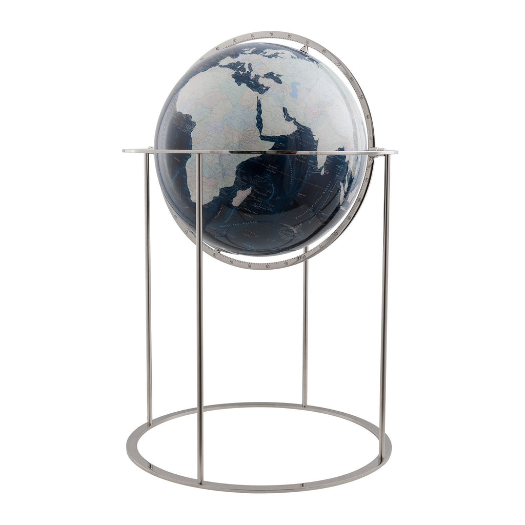 Columbus BLACK SERIES floor globe Savannah D 60 cm, acrylic glass and stainless steel