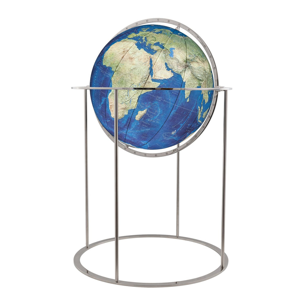 Columbus BLACK SERIES floor globe Savannah, illuminated