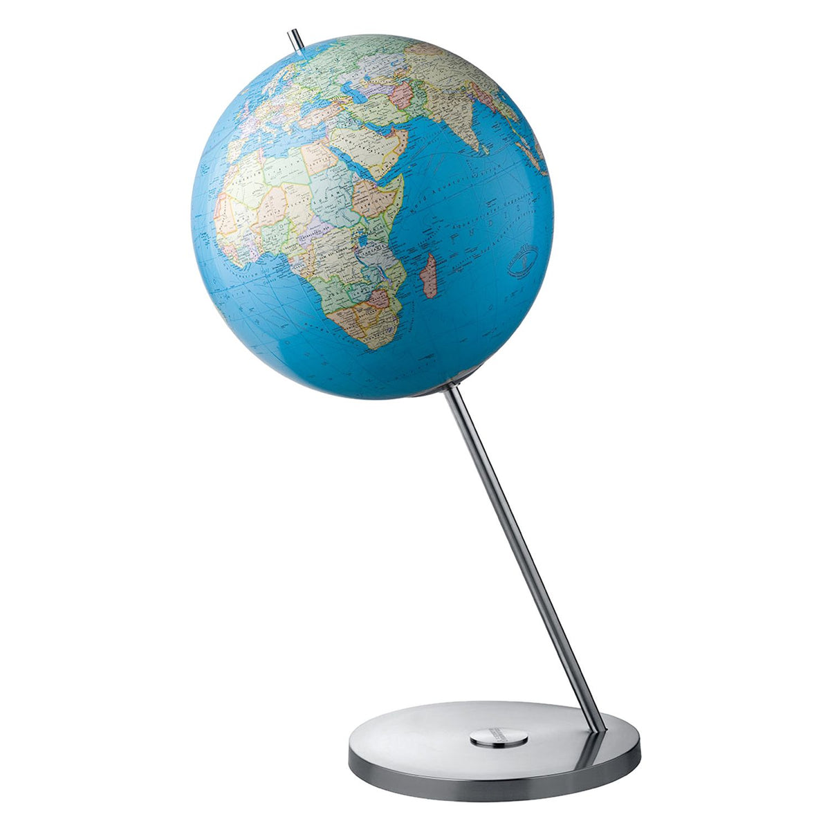 Columbus Magnum Standing Globe, Large Globe, 60 cm Diameter, PE, Stainless Steel, Various Variants, illuminated