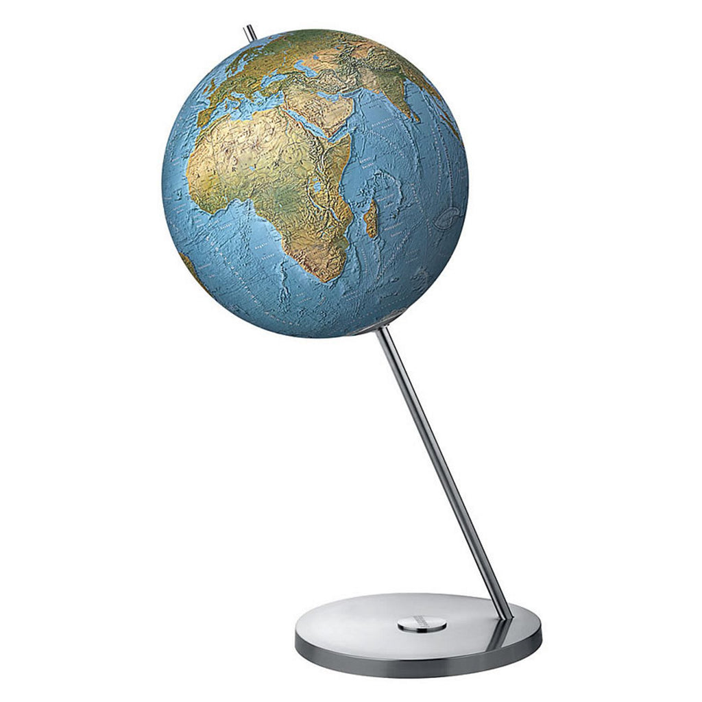Columbus Magnum Standing Globe, Large Globe, 60 cm Diameter, PE, Stainless Steel, Various Variants, detail view