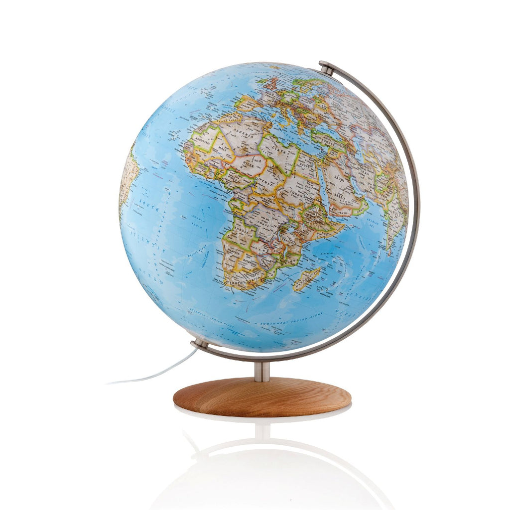 National Geographic Illuminated Globe Fusion 37 cm Hand-Applied, illuminated