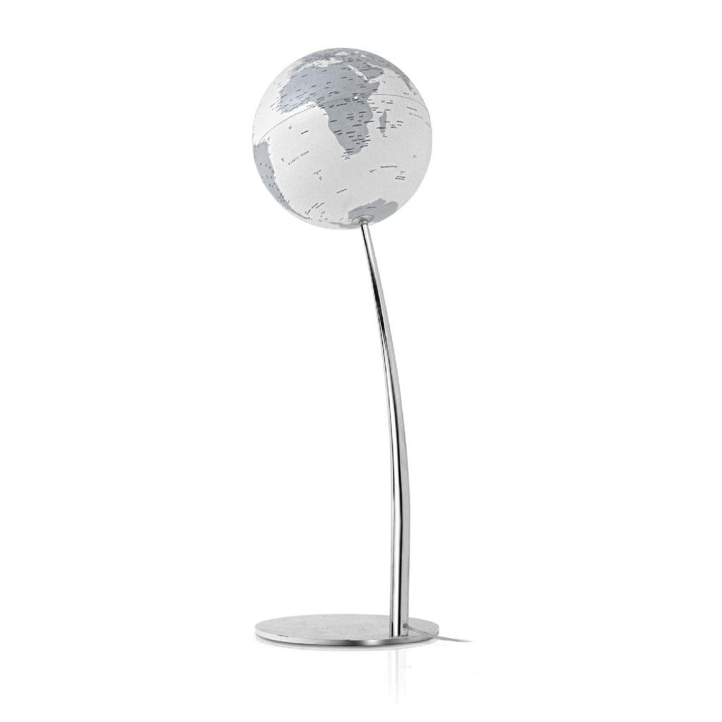 Atmosphere Stem Reflection Illuminated Floor Globe, H 110 cm, illuminated