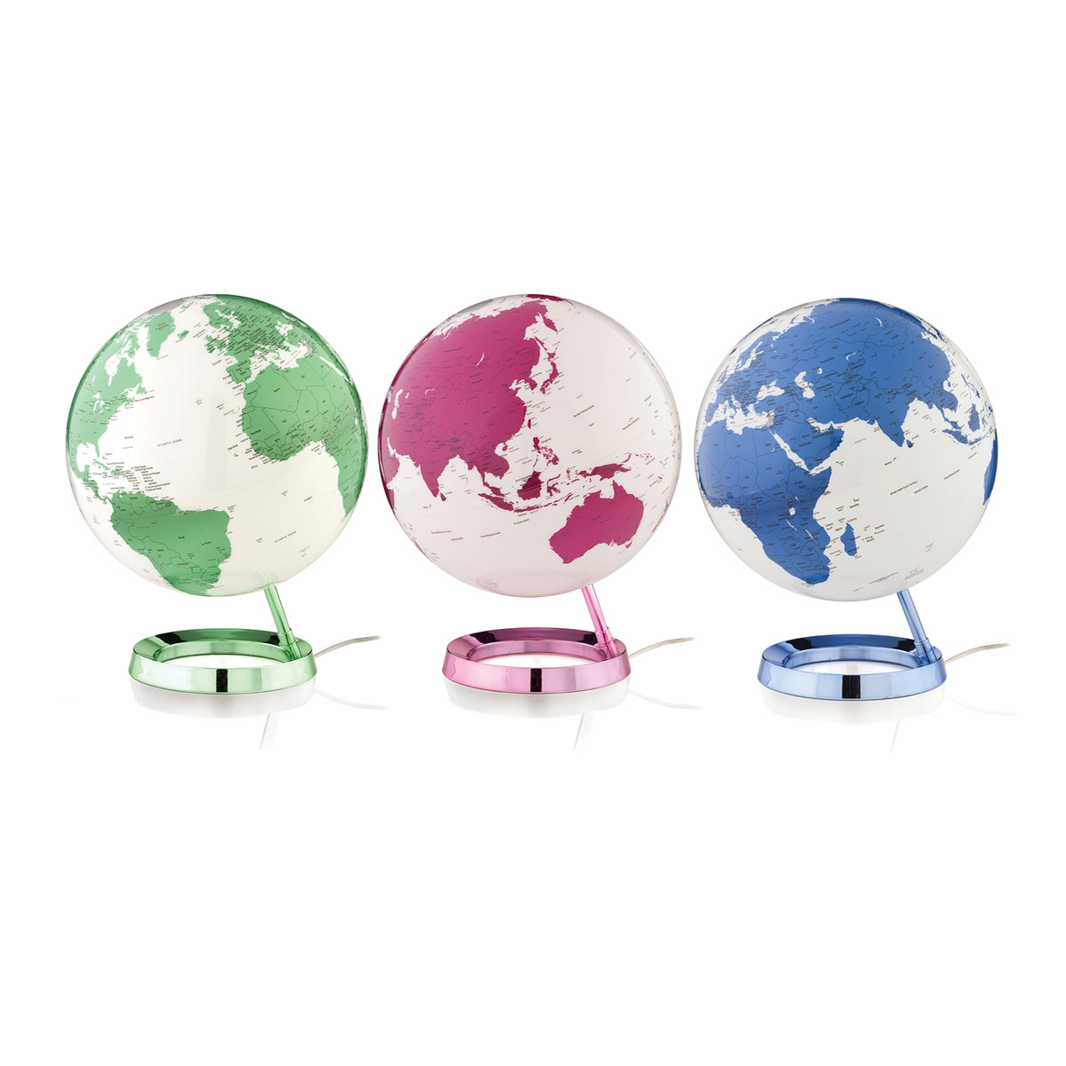 Atmosphere Light & Colour Illuminated Globe 30 cm Desk Globe, detail view