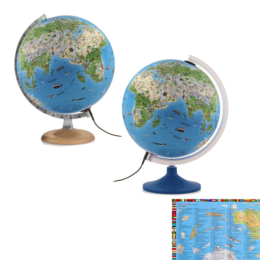 Räthgloben Atmosphere Family children's illuminated globe 30 cm