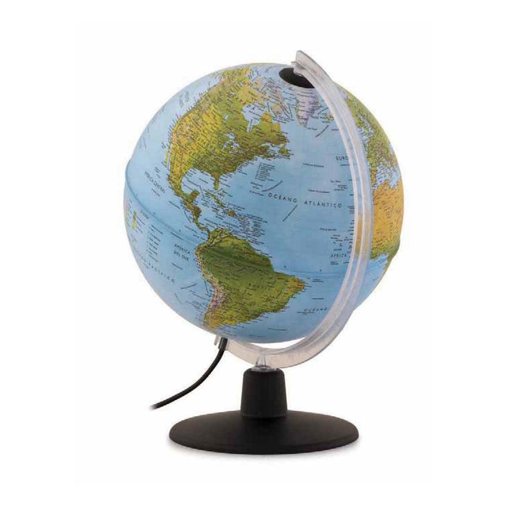 Räthgloben Dual-Image Illuminated Globe Gaia 25 with Augmented Reality App, illuminated
