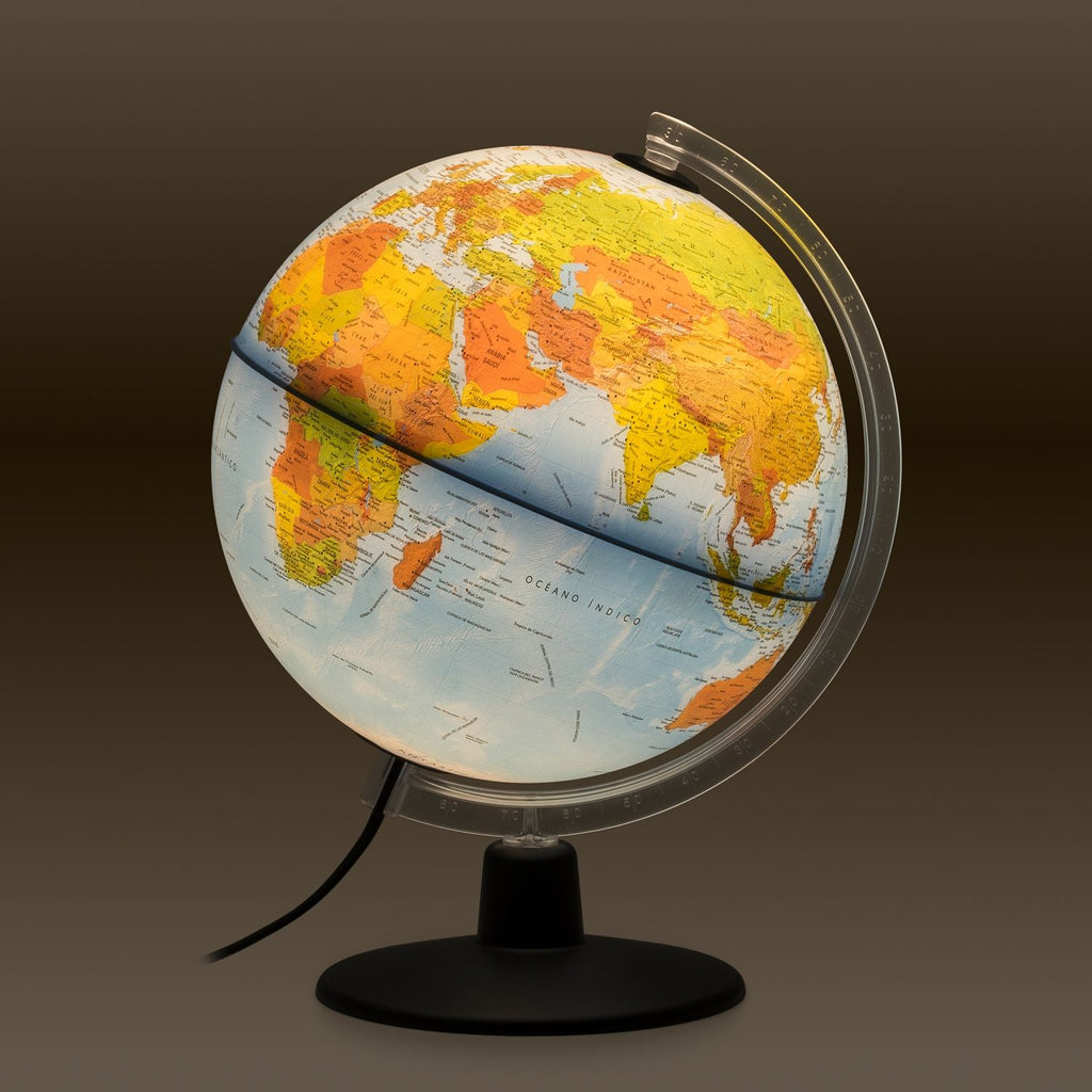 Räthgloben Dual-Image Illuminated Globe Gaia 25 with Augmented Reality App, detail view