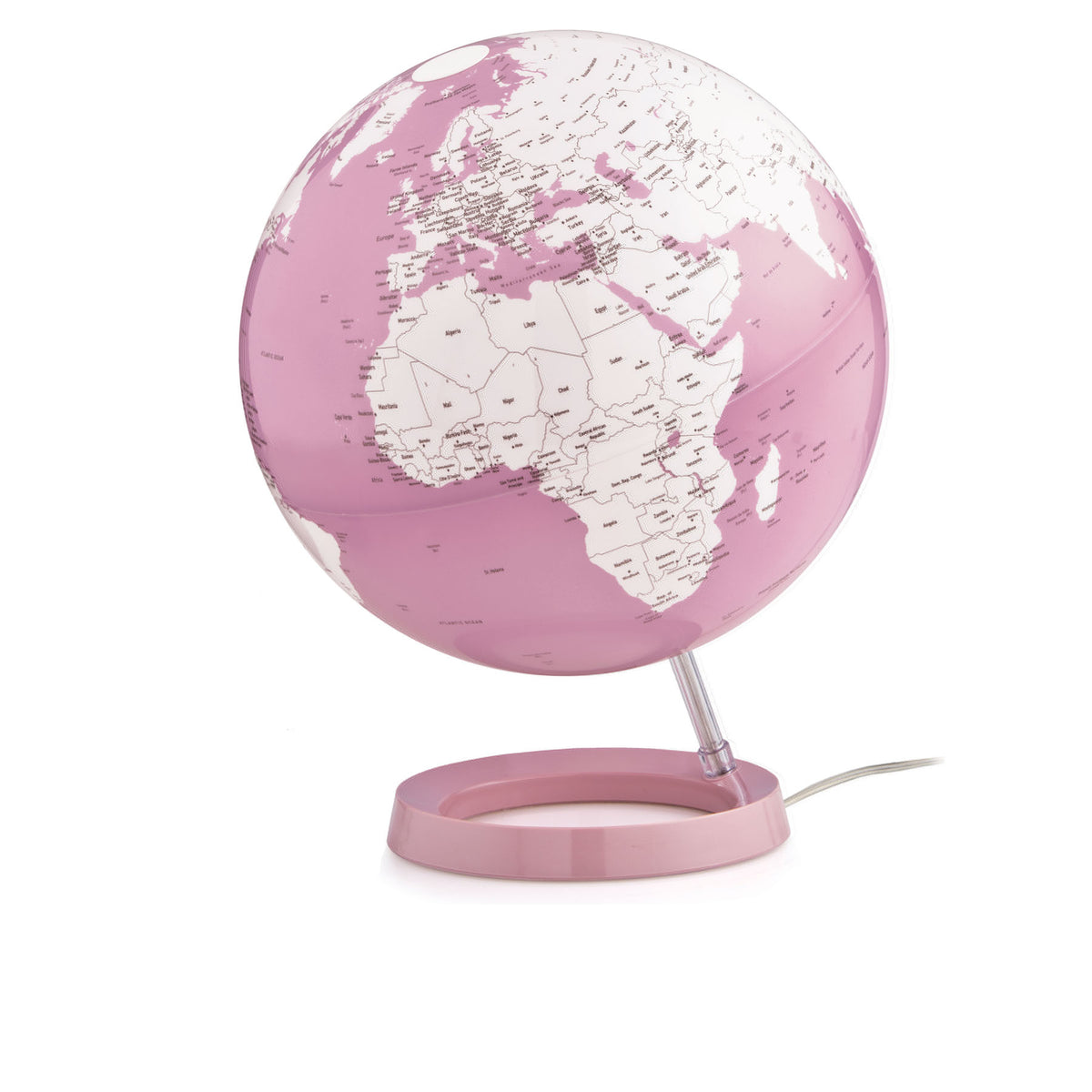 Atmosphere Light & Colour Illuminated Globe 30 cm Desk Globe, detail view