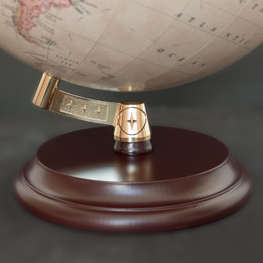 Magellan Vasa globe 32 cm without meridian, wooden base, political map