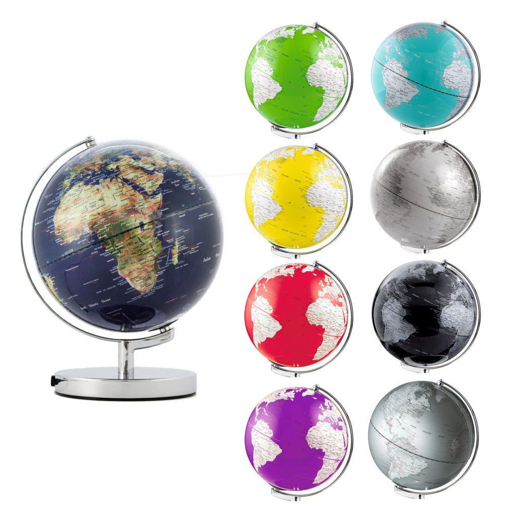 EMFORM TERRA LIGHT illuminated globe D 240 mm, H 320 mm