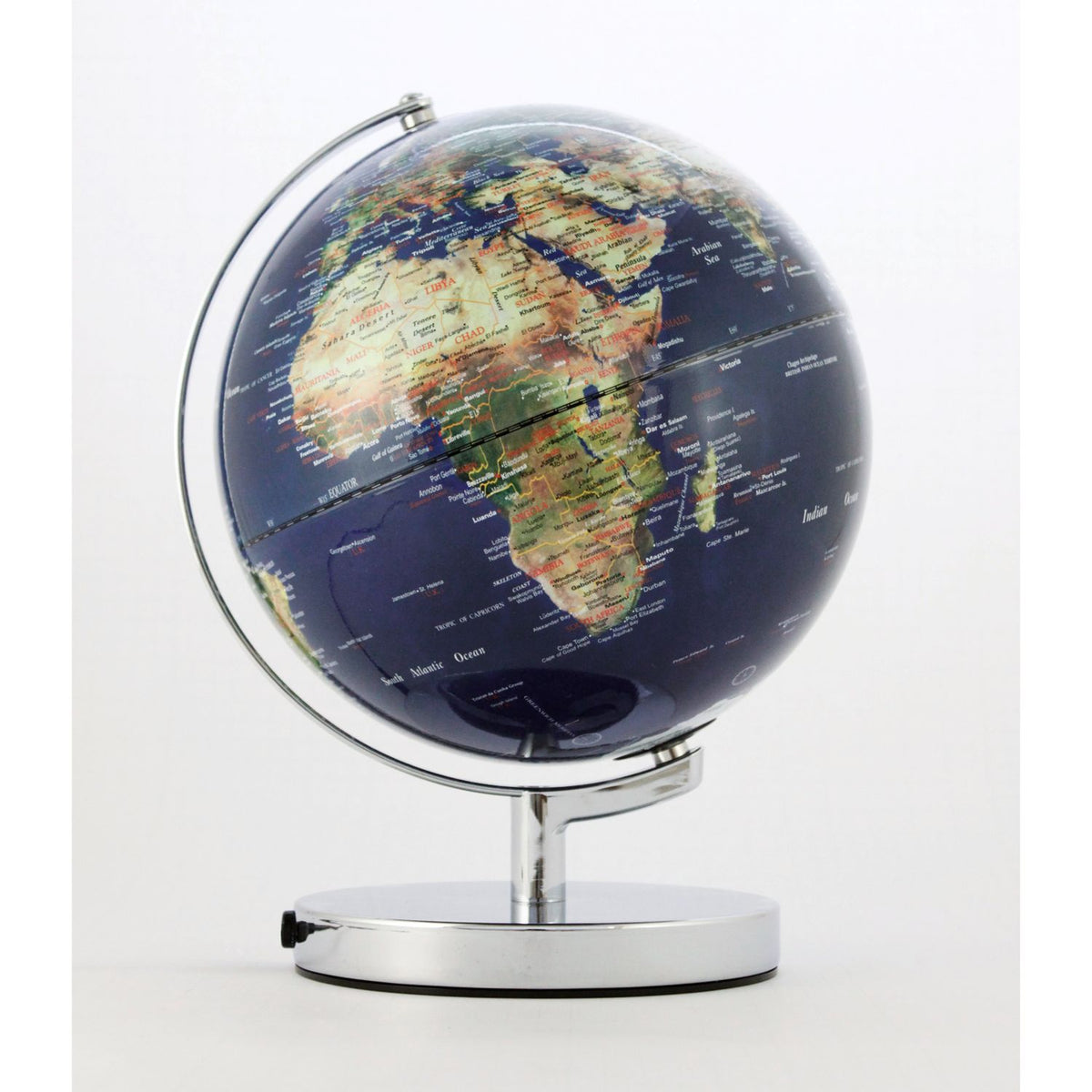 EMFORM TERRA LIGHT illuminated globe D 240 mm, red