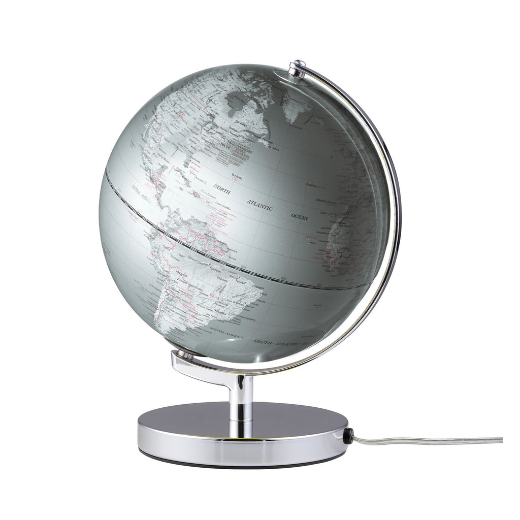 EMFORM TERRA LIGHT illuminated globe D 240 mm, aquamarine