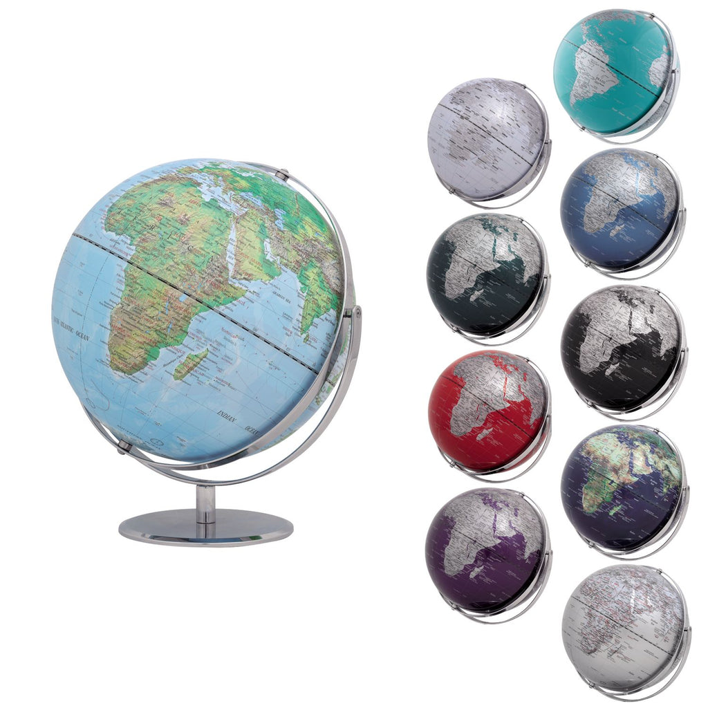 EMFORM JURI series desk globe, dual axis, D 300 mm, H 360 mm