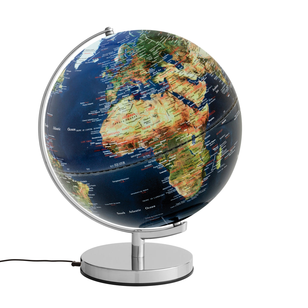 EMFORM Stellar Light illuminated globe D 300 mm, black