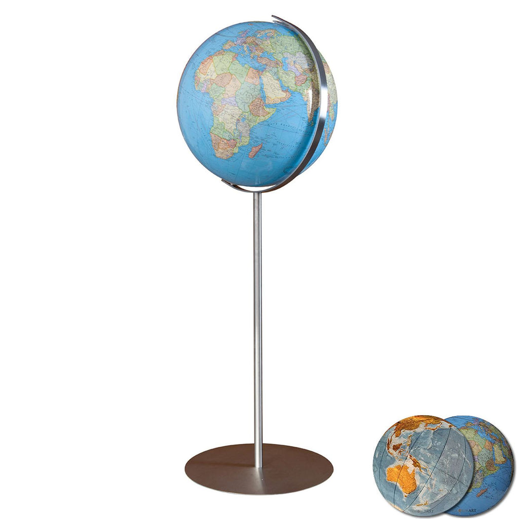 Columbus DUO Illuminated Floor Globe, D 400 mm, OID-compatible, detail view