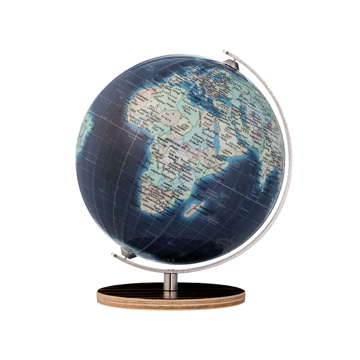 Columbus DUO AZZURRO Mini Globe, D 120 mm, OID-compatible, detail view