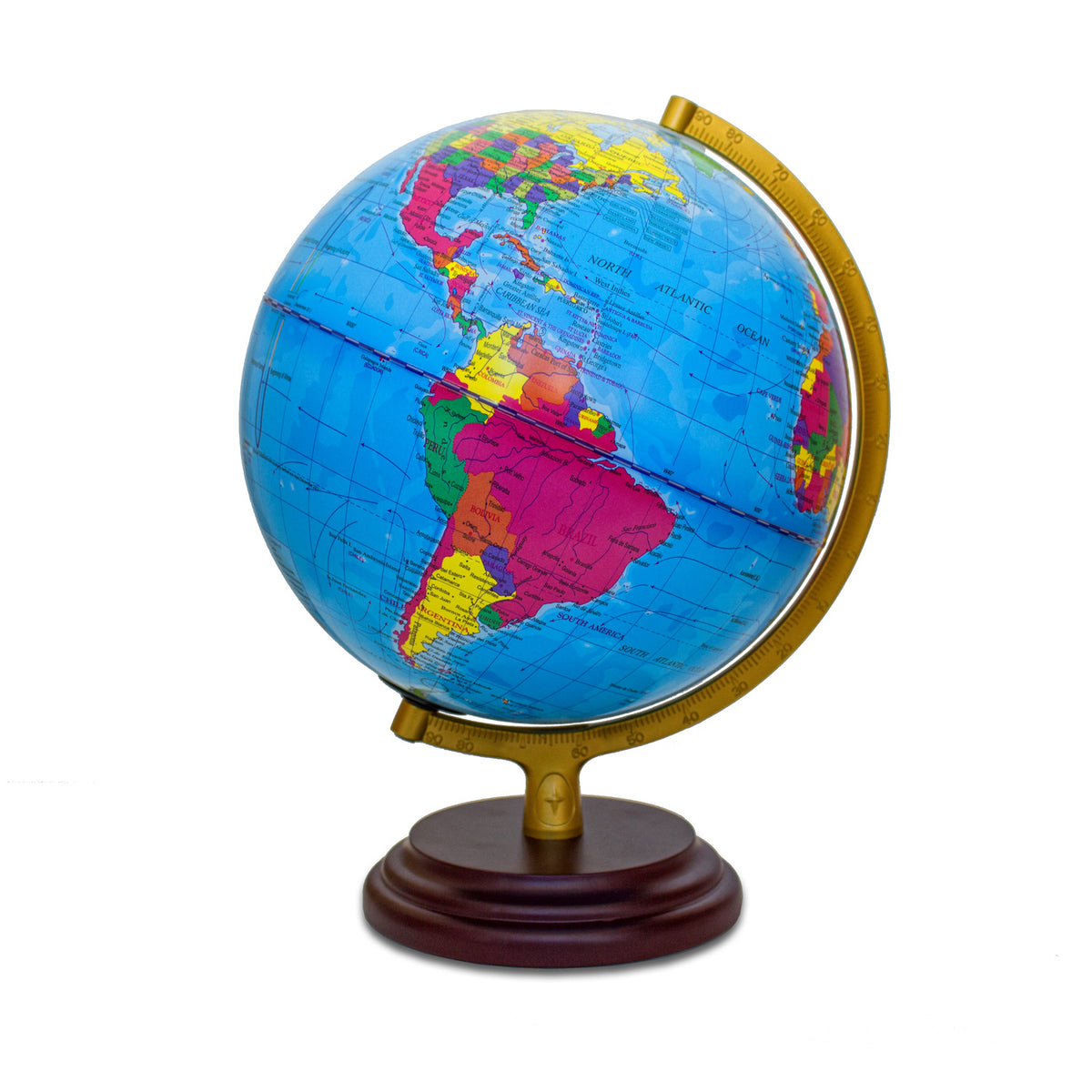 Magellan Cimbria illuminated globe 25 cm, political map
