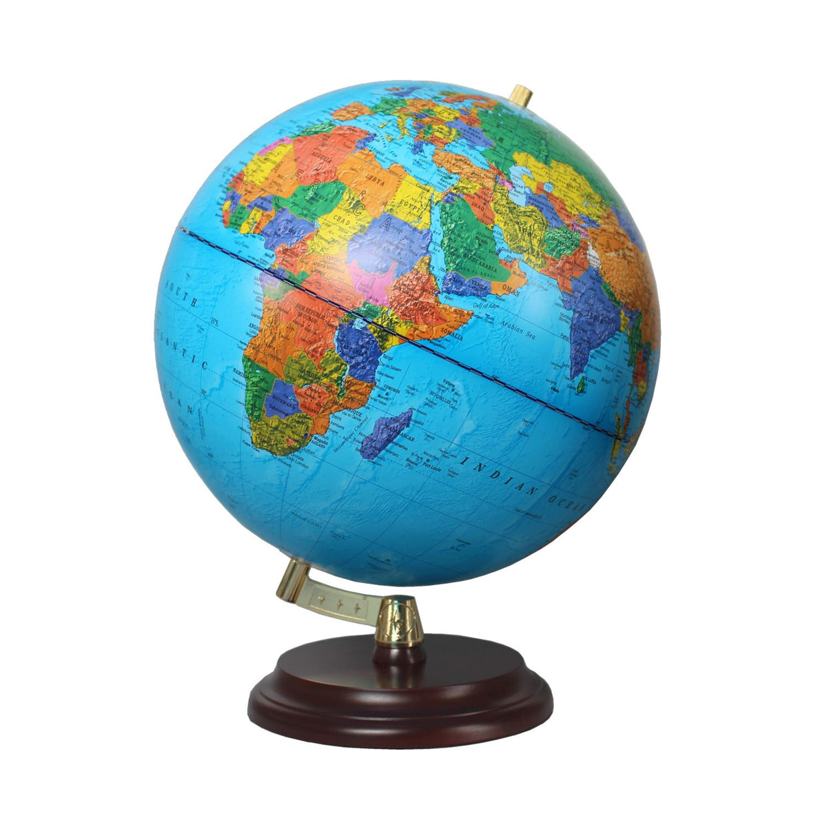 Magellan Vasa Globus 32 cm ohne Meridian mit Holzfuß, Ambiente
